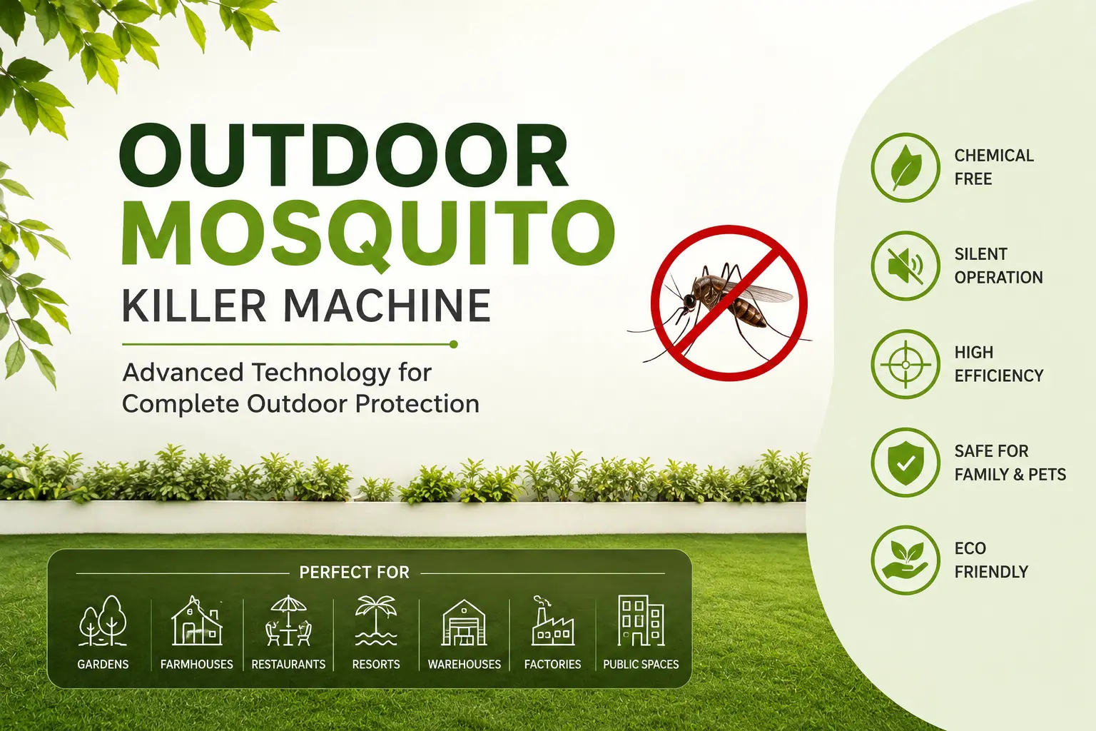 Mosquito Killer Machine for outdoor