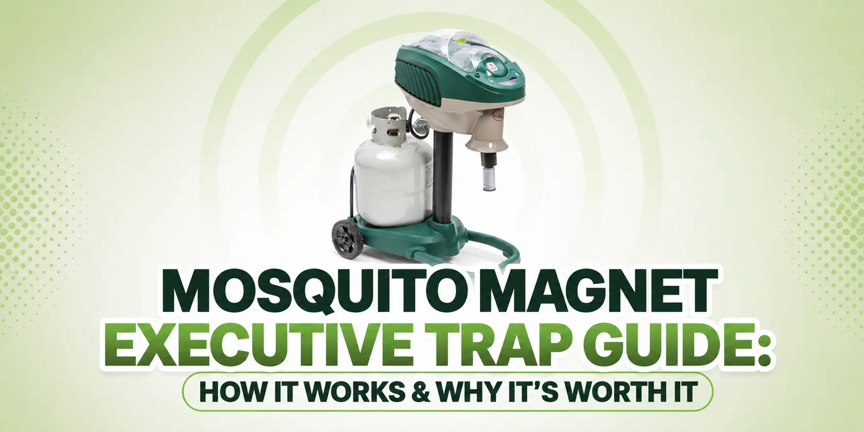 Mosquito Magnet Executive Trap Guide How It Works