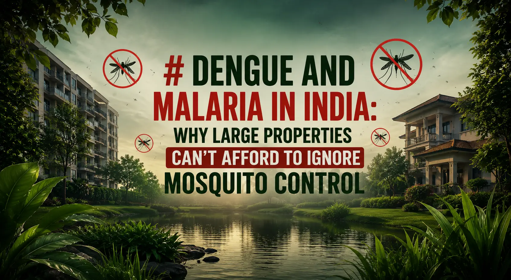 mosquito control for large properties