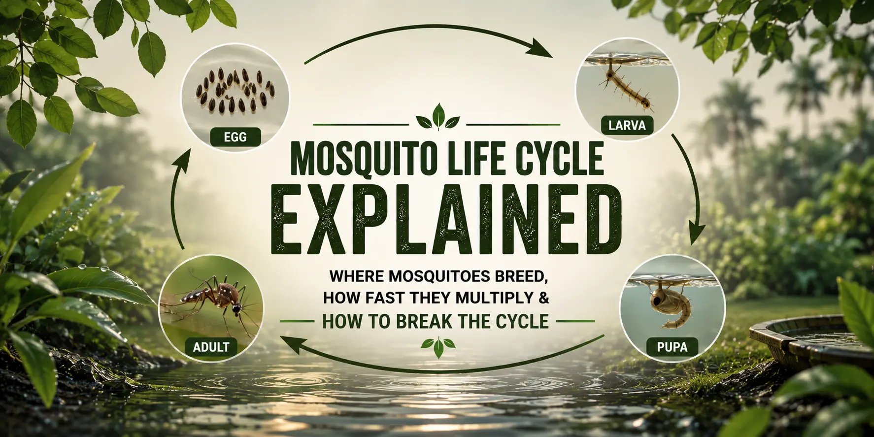 mosquito life cycle stages